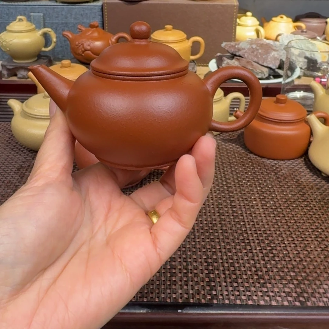 朱泥茶壶130毫升左右