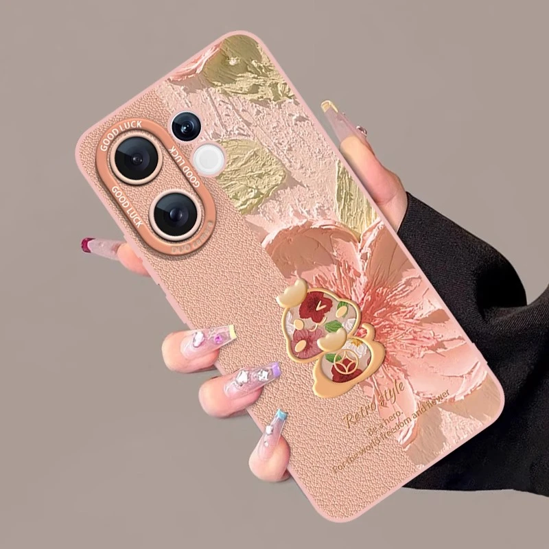 【进口液态硅胶】招财小花蛇适用vivos30pro手机壳s30promini新款潮