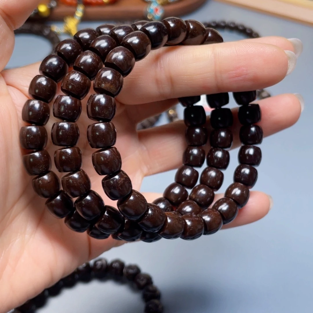 椰蒂手串9-8原生态直切手串