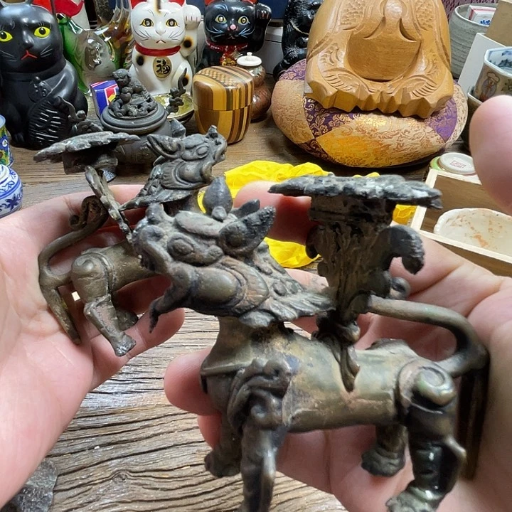 琉璃手工艺品才刚回家姐姐