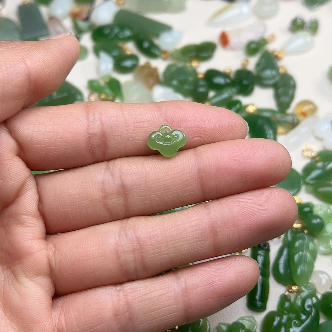 和田玉（碧玉）玉坠未镶嵌林*子