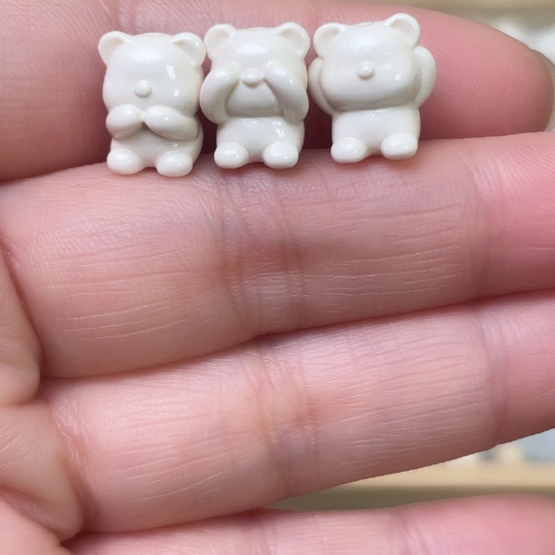 手串/手链/手镯猛犸象牙三不熊一套