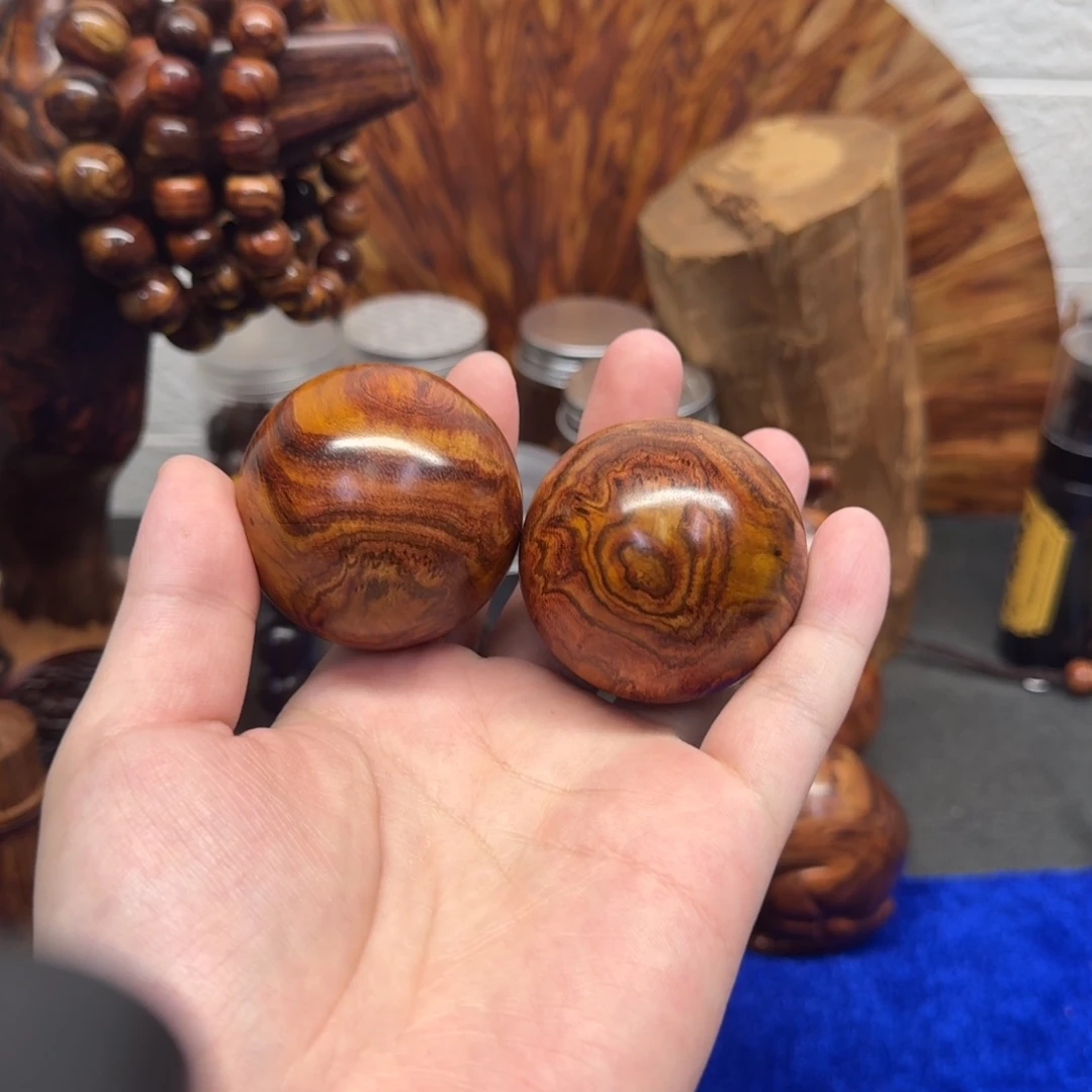 把件黄花梨/降香黄檀正宗海黄手球