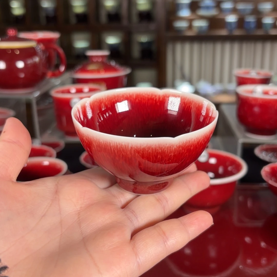 杯子景德镇高温原矿杯