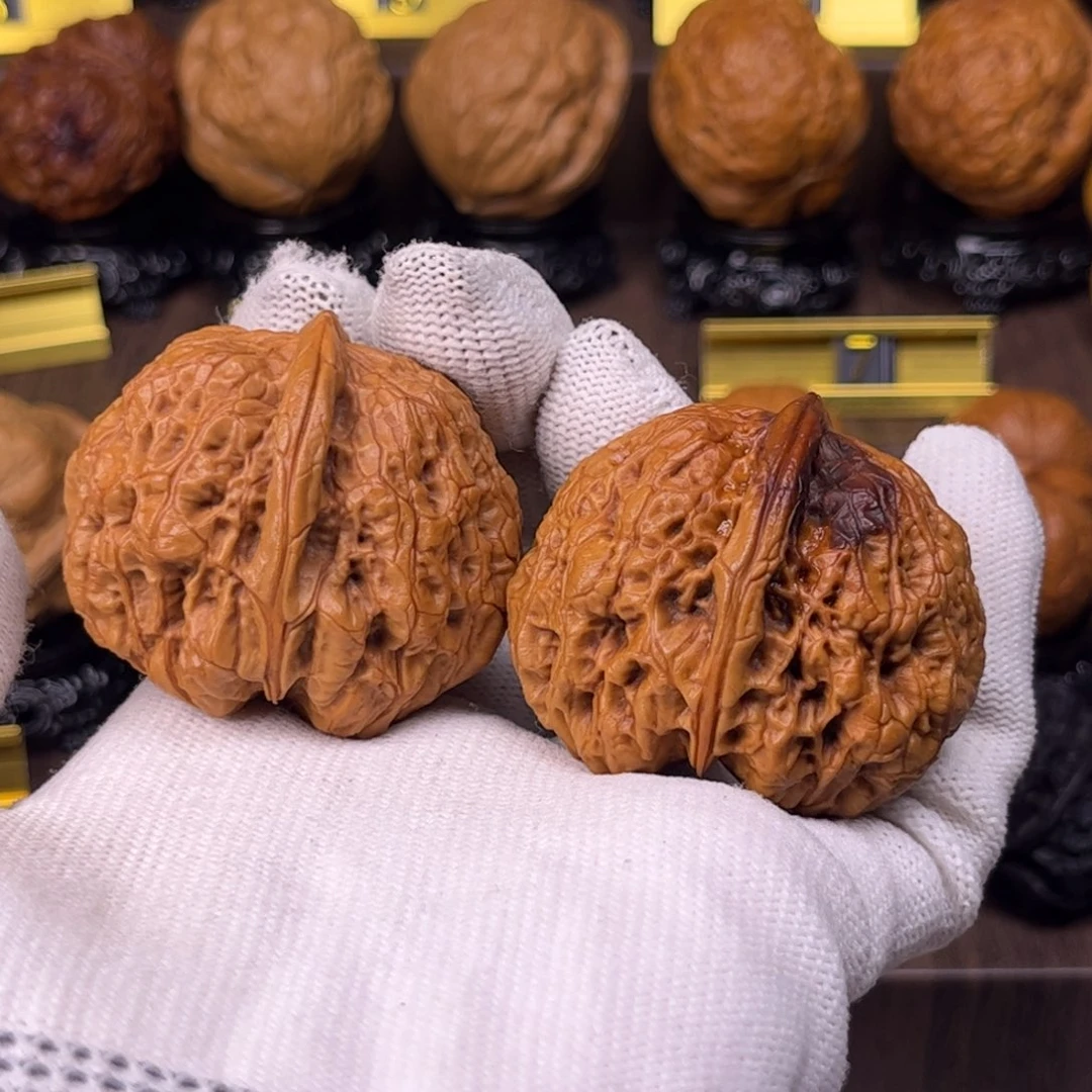 把件文玩核桃战斧金蟾46尺