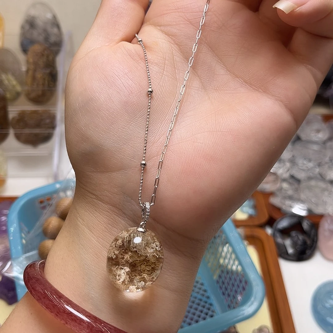 银S925镶嵌颈饰水晶吢*链子17
