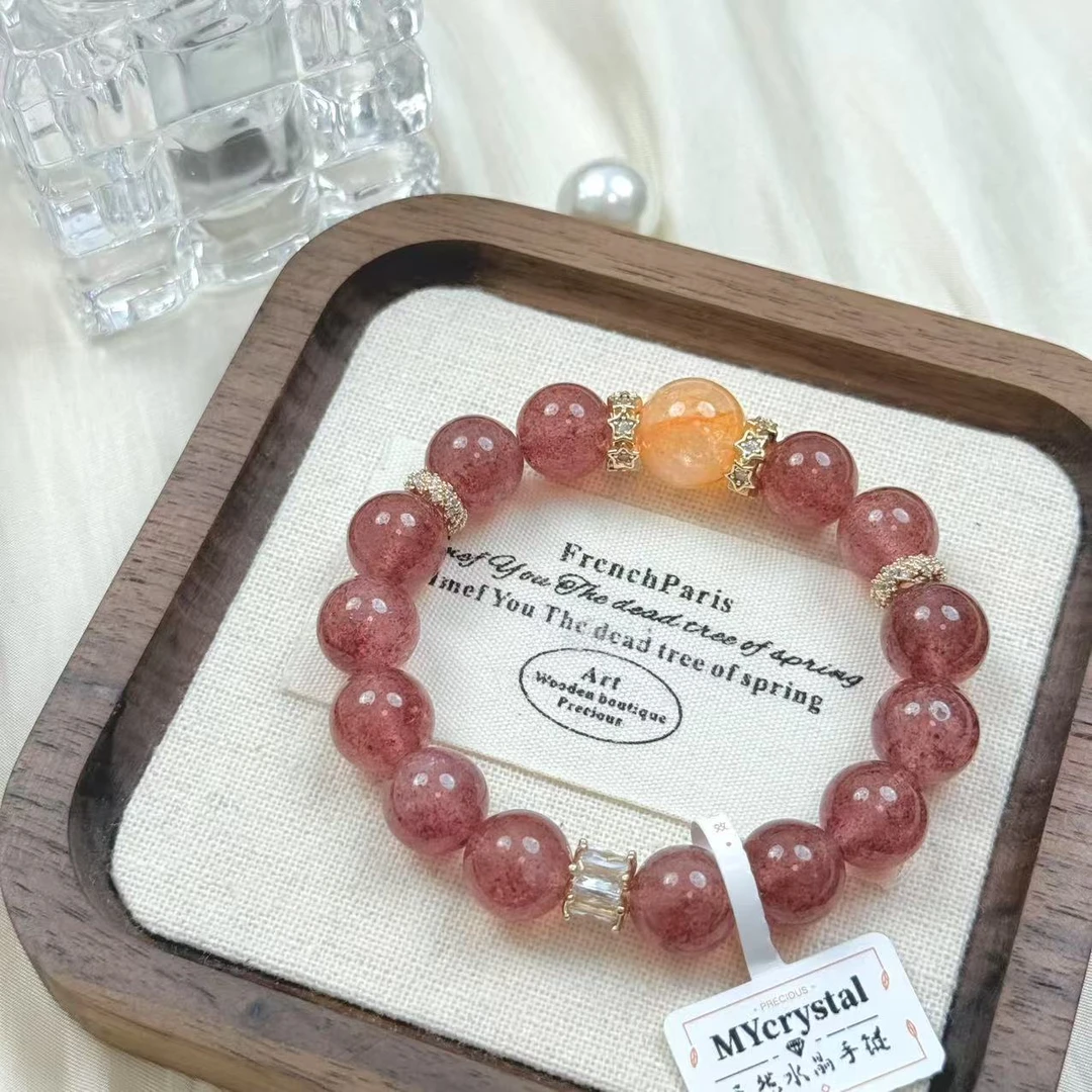 【木羽甄选】草莓晶＆芬达胶花 11mm