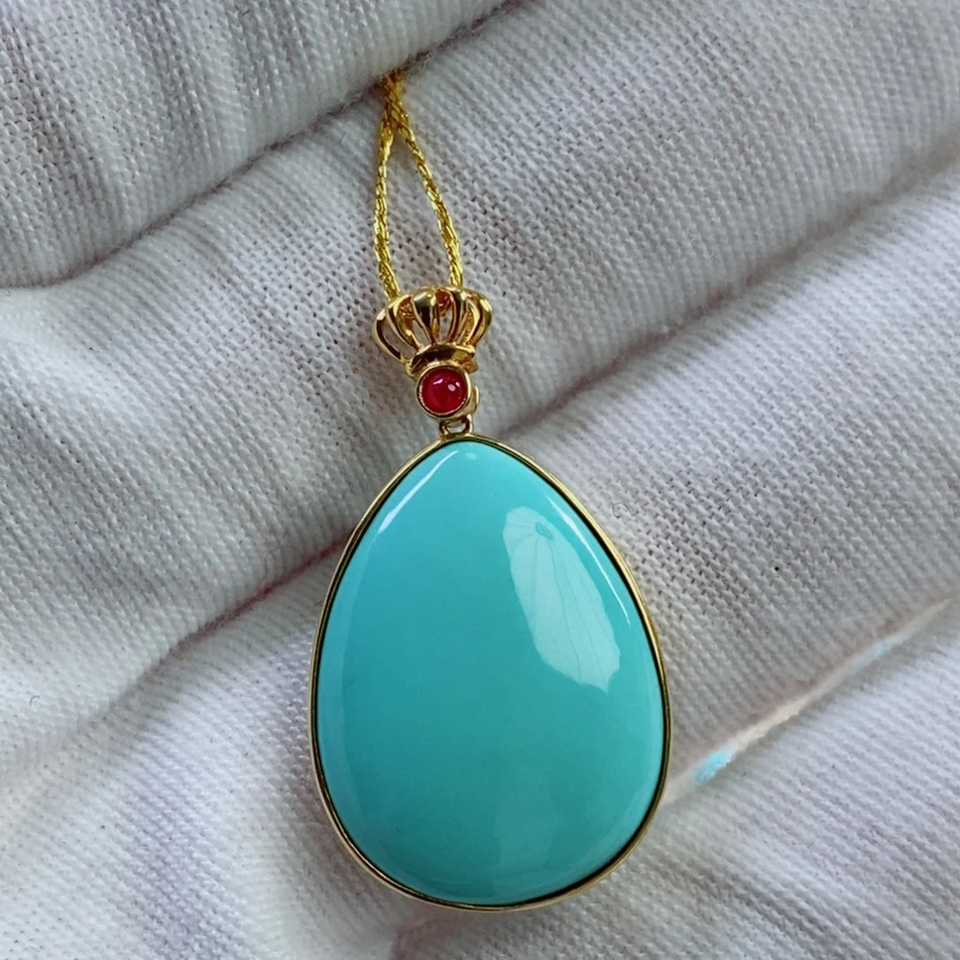 绿松石其他18K金镶嵌