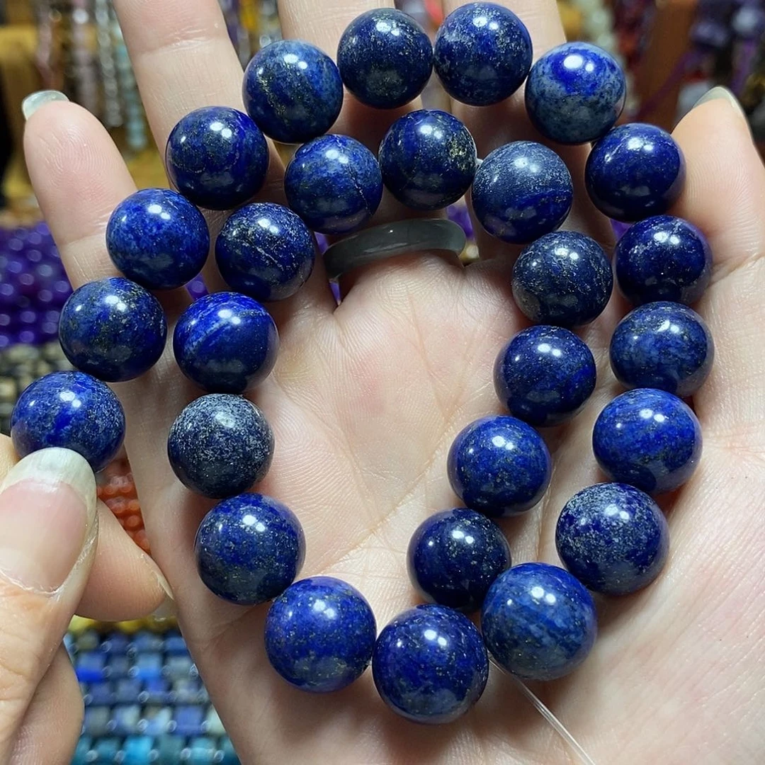 玛瑙/玉髓足银镀金镶嵌珠宝半成品青金一条卡14mm