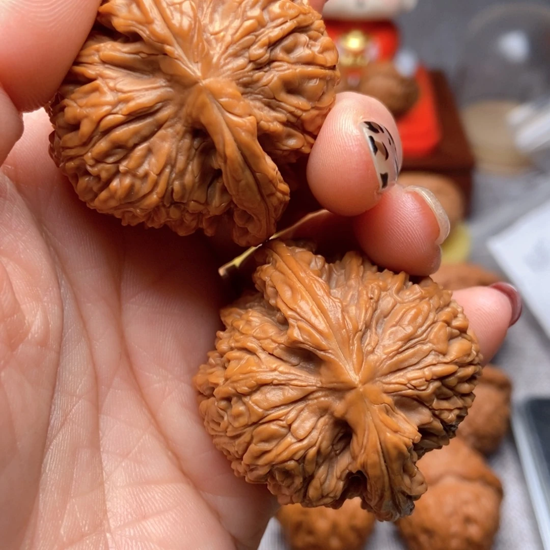 文玩核桃把件南疆石45.+尺全品