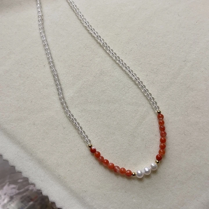 颈饰淡水珍珠合金