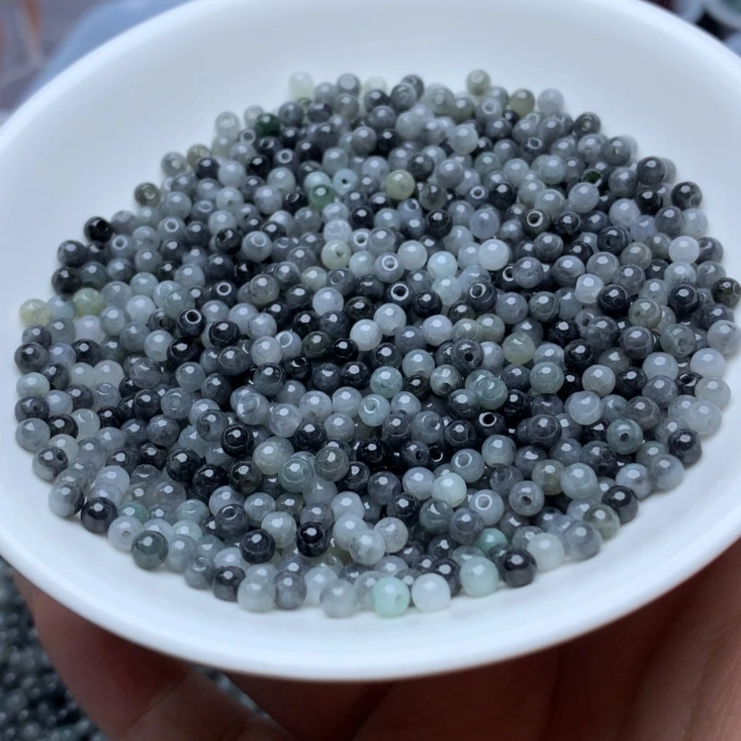 【闪购商品】未镶嵌手链翡翠卡3.5冰乌鸡100颗