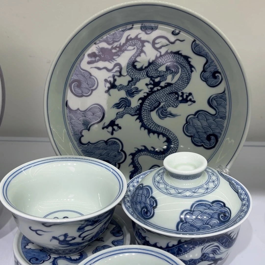 ****屋景德镇陶瓷五件套