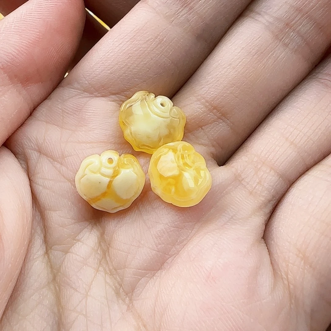 未镶嵌蜜蜡珠宝奇石多样性发一