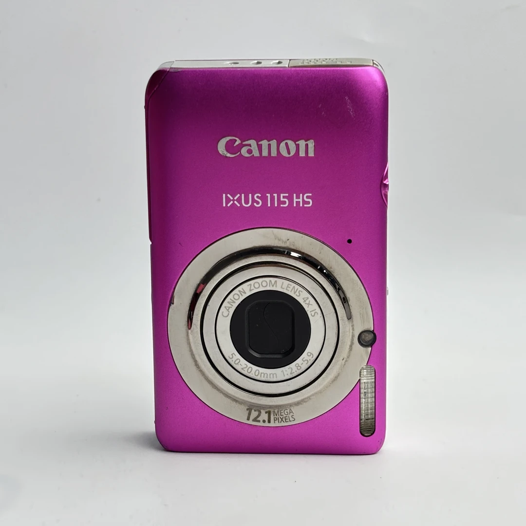 95新 Canon/佳能 ixus115枚粉色1210万像素4倍变焦复古ccd