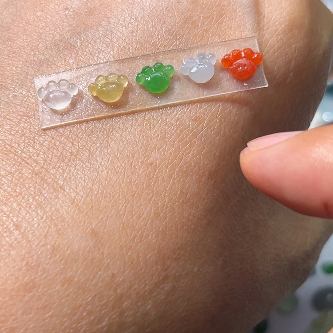 定制翡翠未镶嵌猫爪