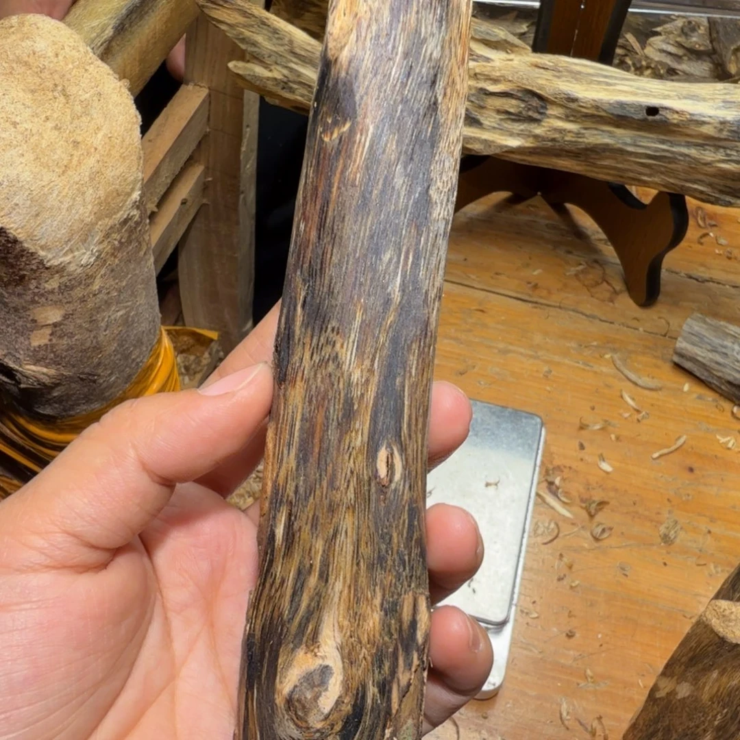 棋楠沉香白奇块料39克