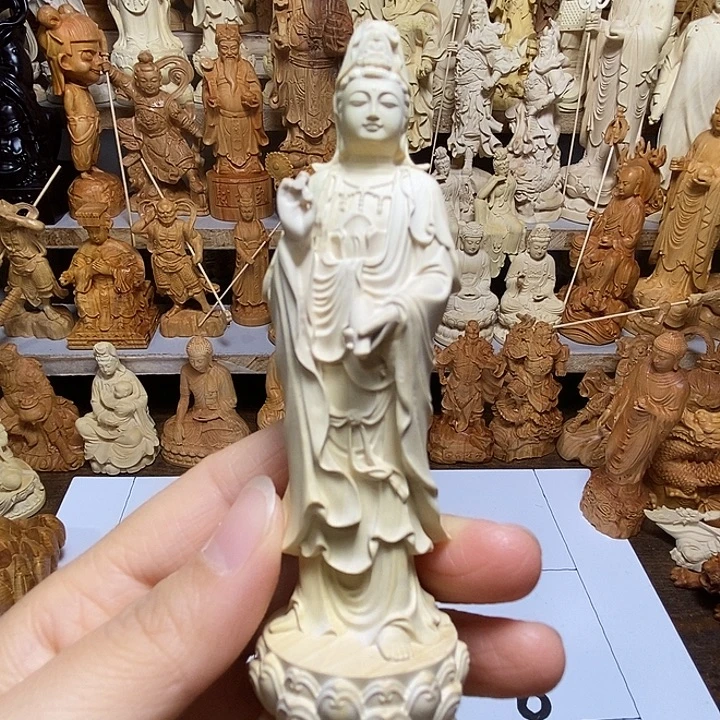 柏木（崖柏）净瓶观音