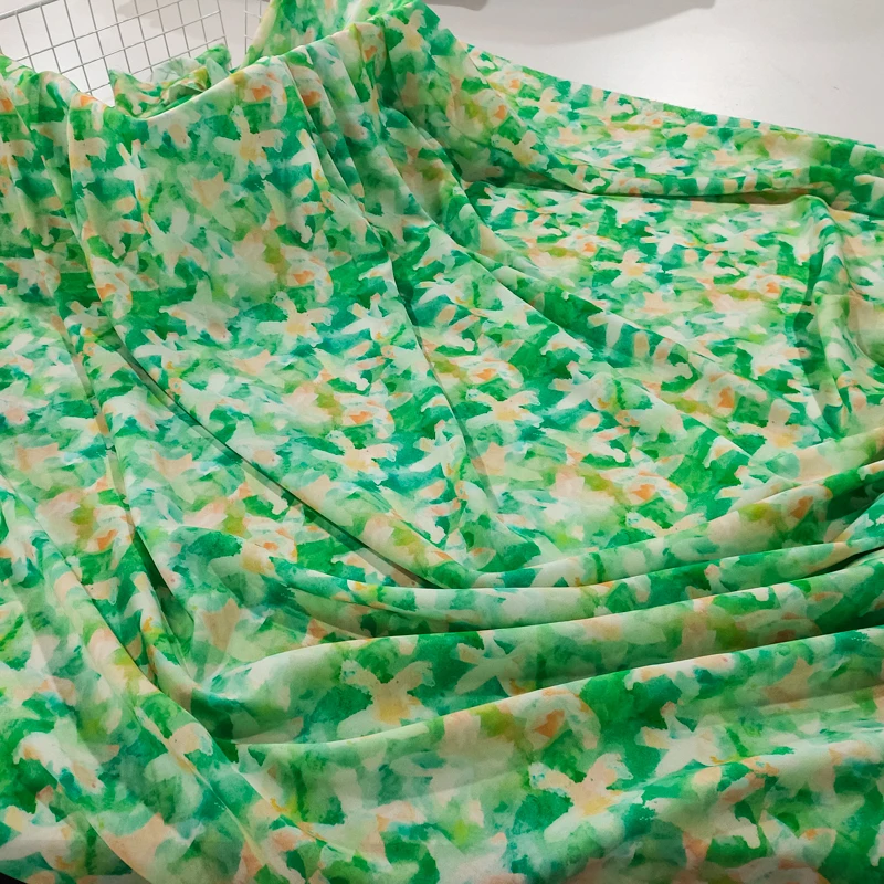 青青/星梦 精梳蚕香棉绸布料 夏季凉爽人造棉绵绸 服装连衣裙面料