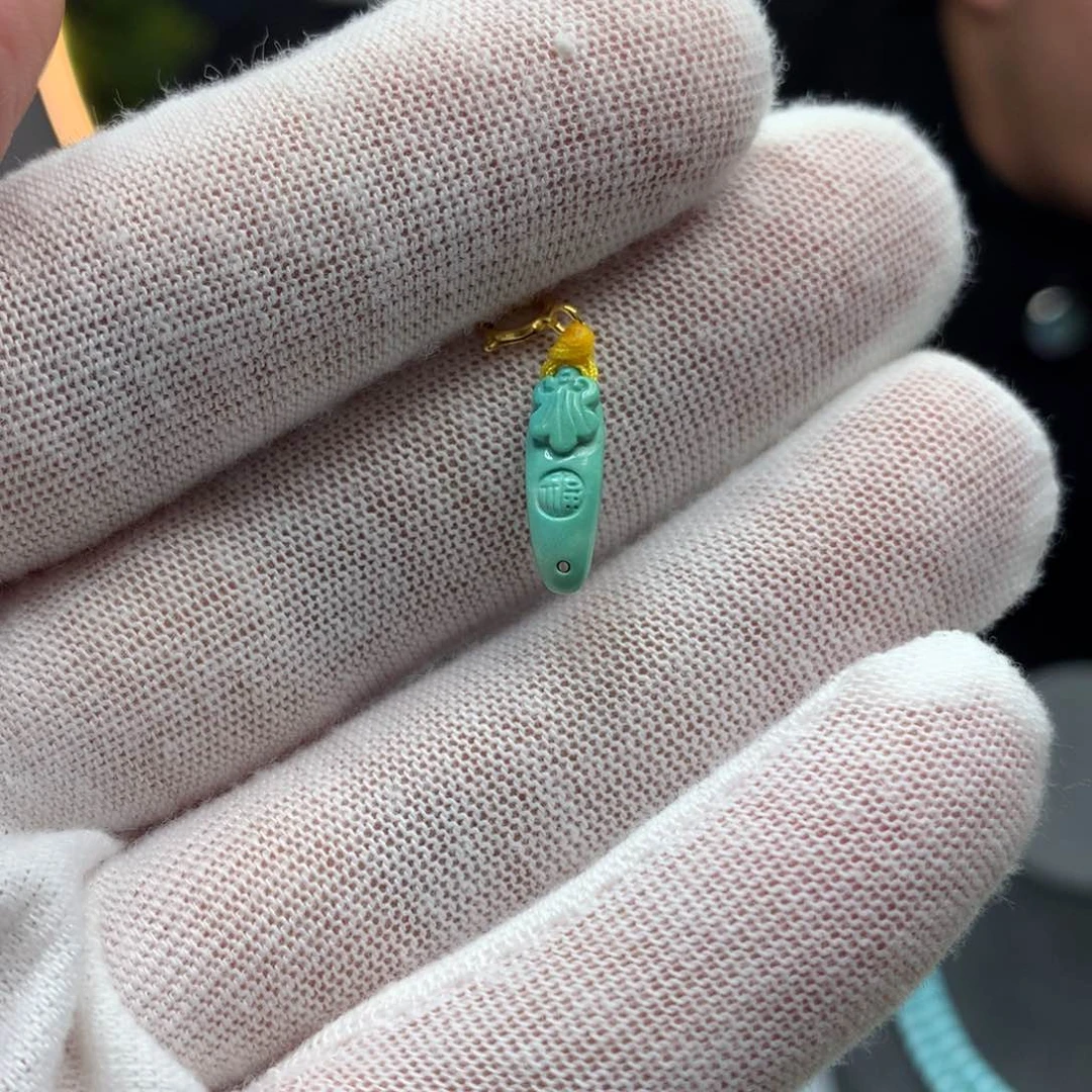 绿松石挂件未镶嵌