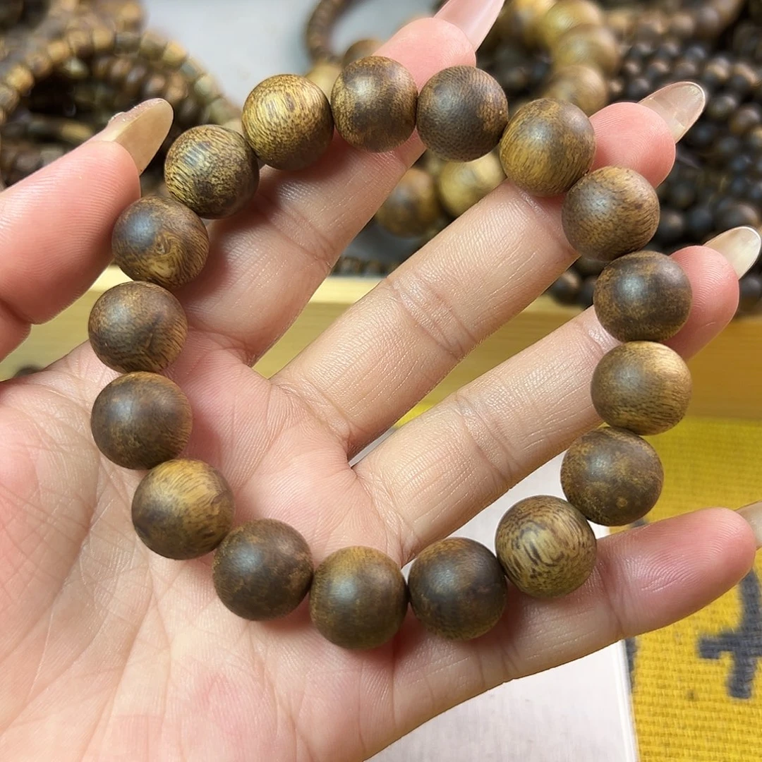 沉香沉香碎屑老乌身卡13圆珠单圈14g