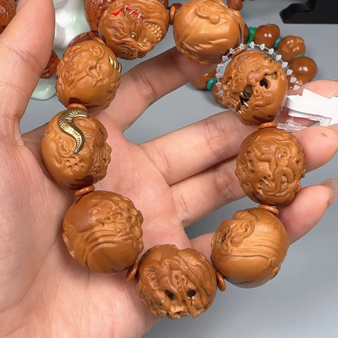 吊坠橄榄核恶僧手串