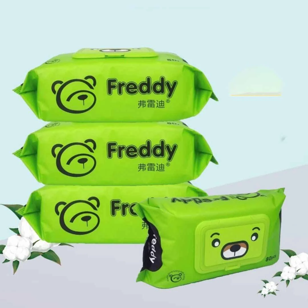 【新人2包包邮】60抽手口加大加厚湿巾纯水绵柔湿巾家庭通用多功能