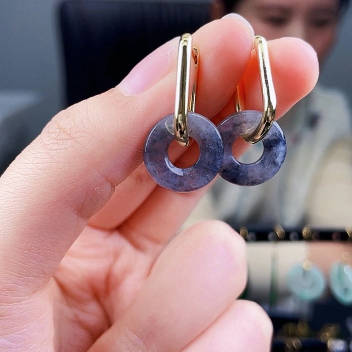 翡翠耳饰未镶嵌饰品