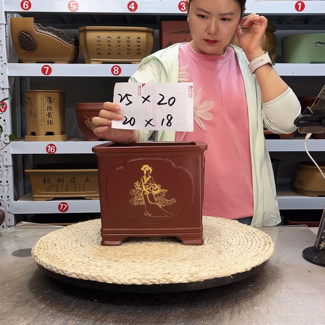 紫砂花盆紫砂花盆