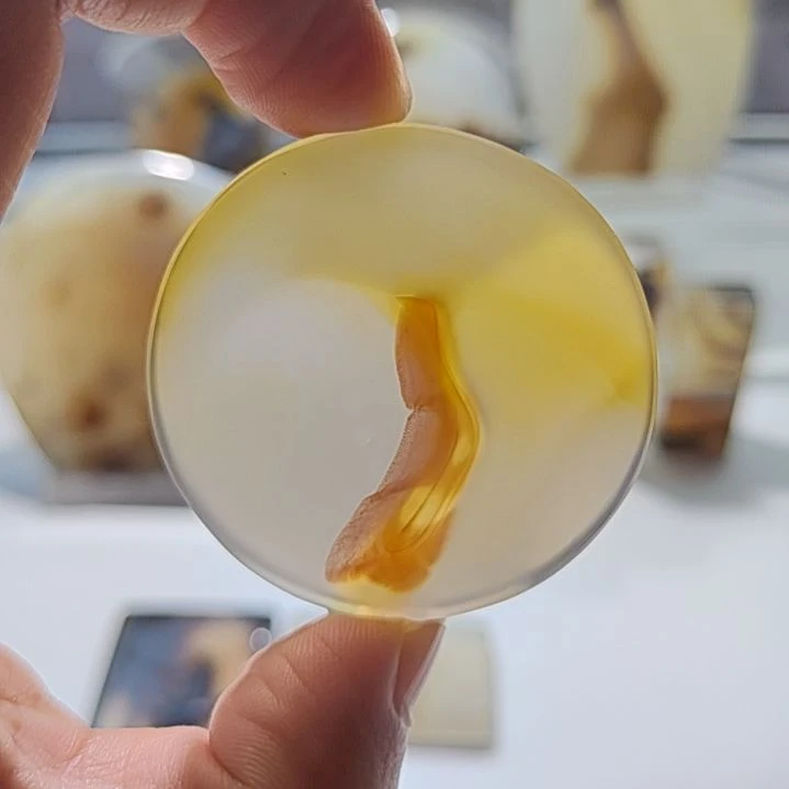 玛瑙/玉髓未镶嵌吊坠(不含链)3号