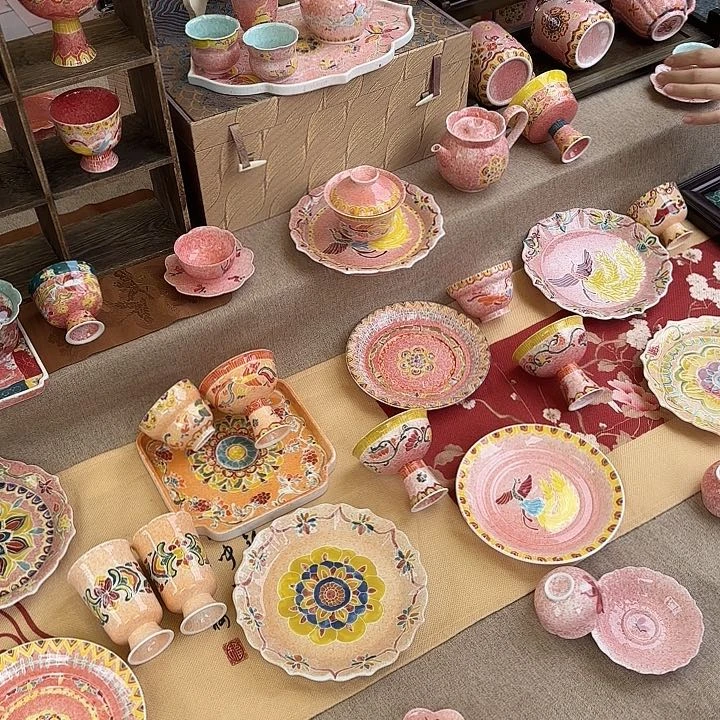 普通钢化玻璃双饮款