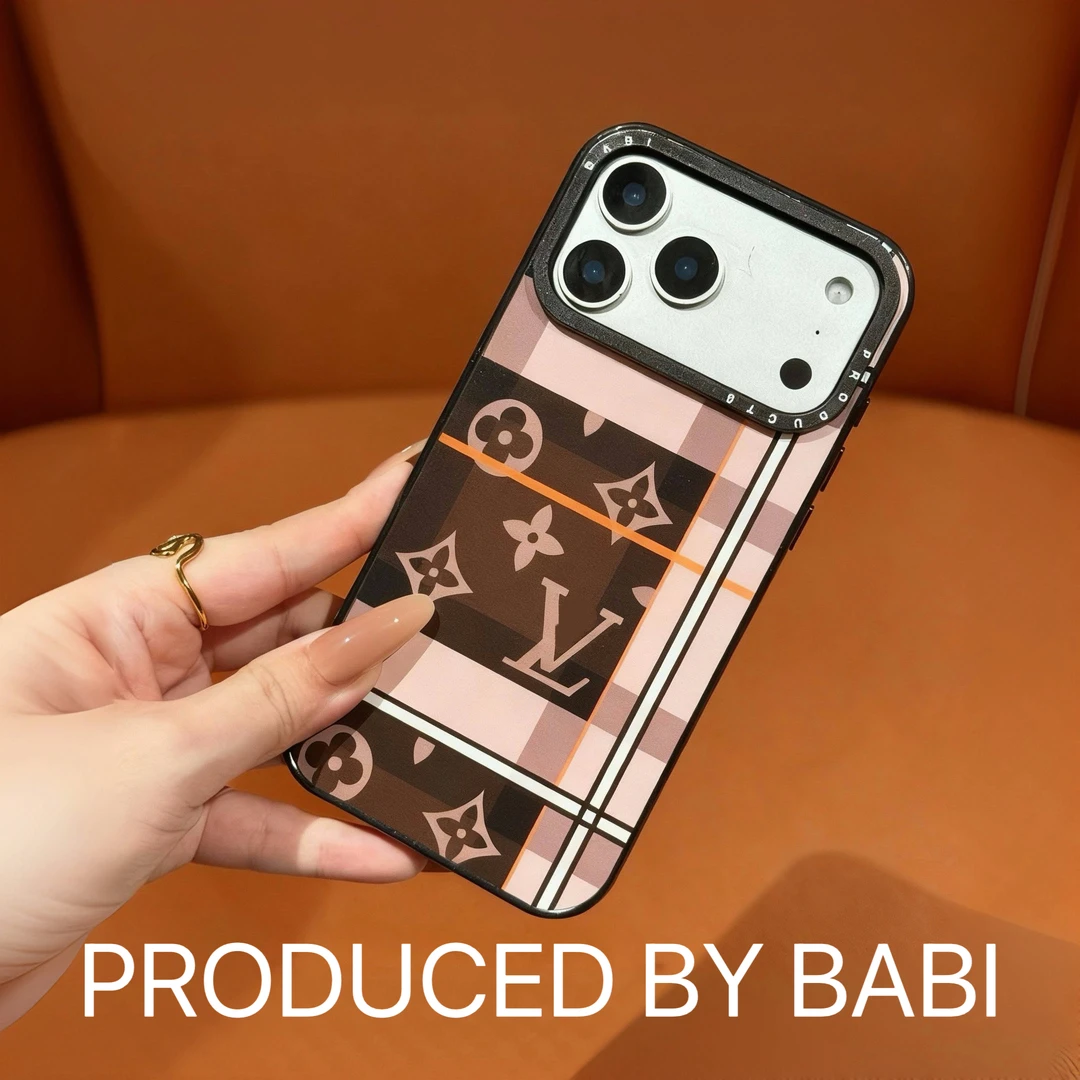 【迷雾茶棕磁吸壳】高定套啤17promax适用于苹果手机壳