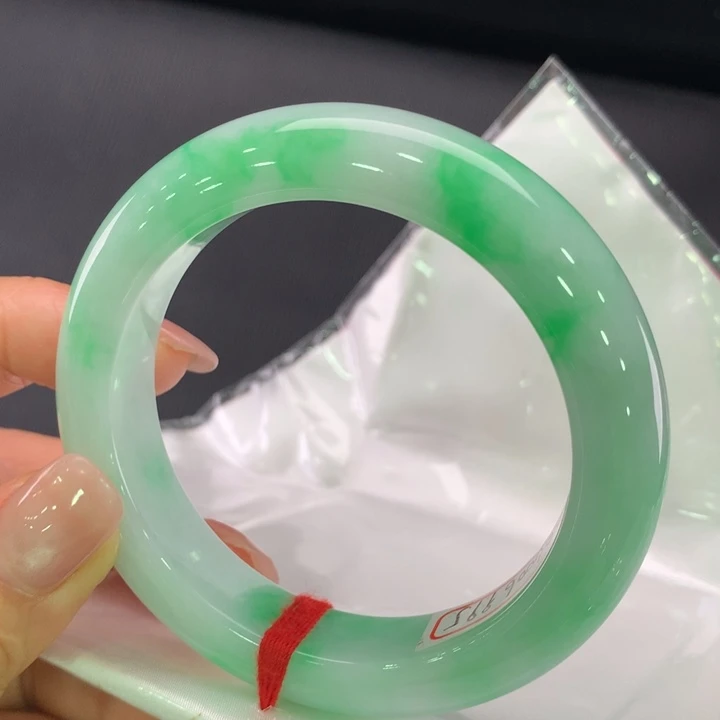 未镶嵌手镯翡翠正圈54.5