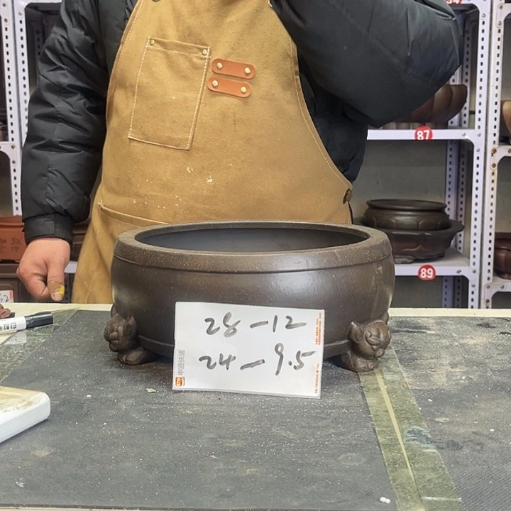 紫砂花盆紫砂等传统