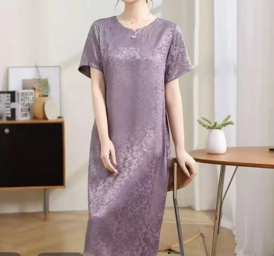 675朱罗绮梦吊坠裙 爆款中长款夏季时连衣裙百搭遮肉裙子3