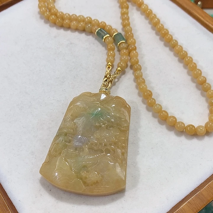 翡翠未镶嵌颈饰翡翠吊坠