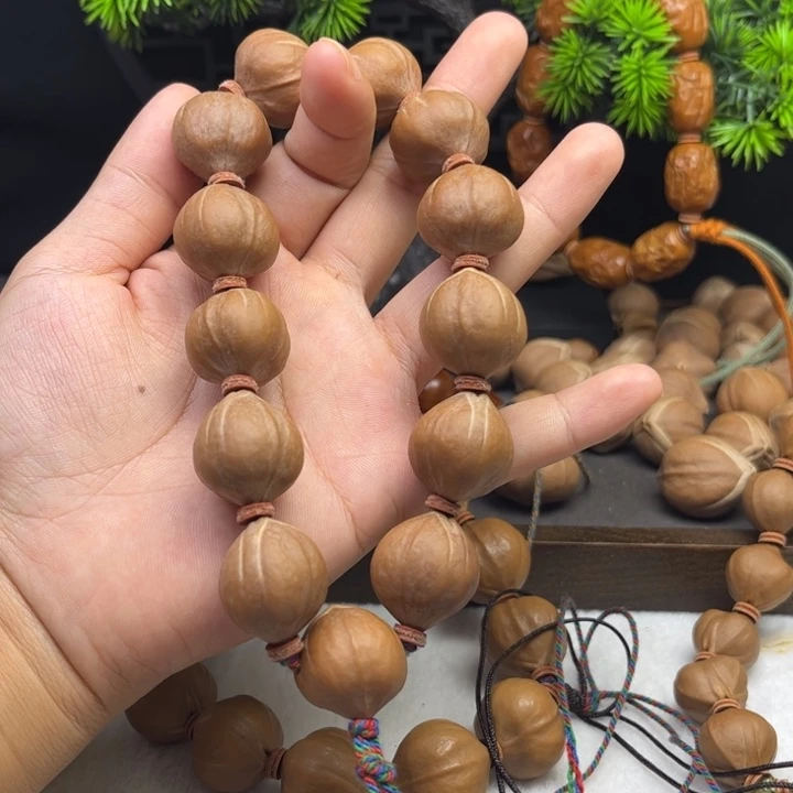 优***司橄榄核手串/手链2.0*2.1三花铁核