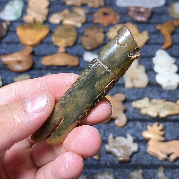 和田玉未镶嵌颈饰61