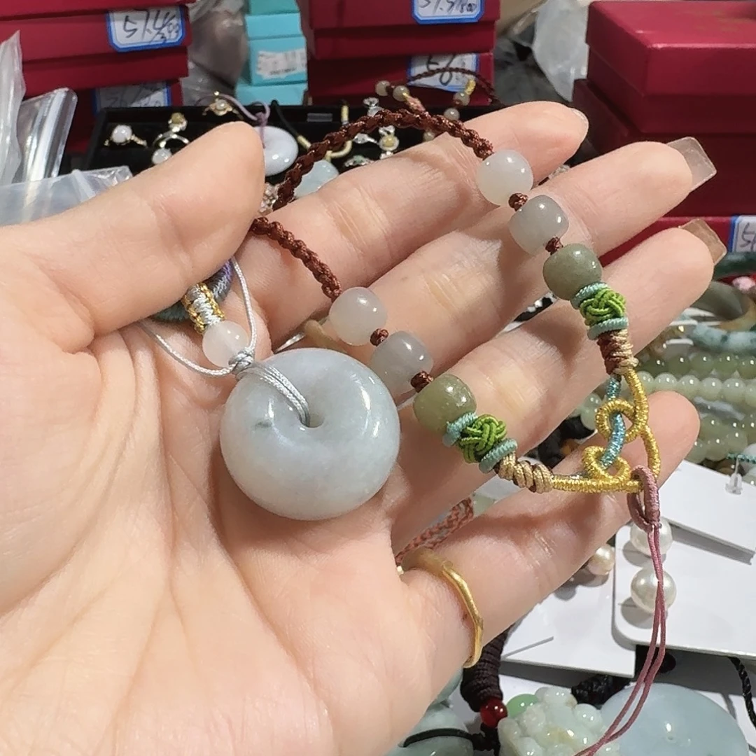 静***^翡翠未镶嵌颈饰5967