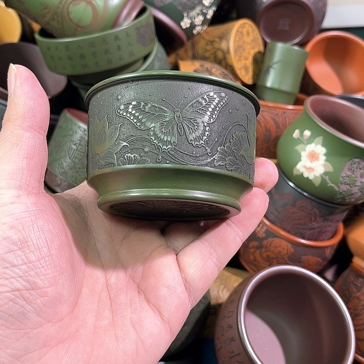 茶杯紫砂全手工紫砂主人杯