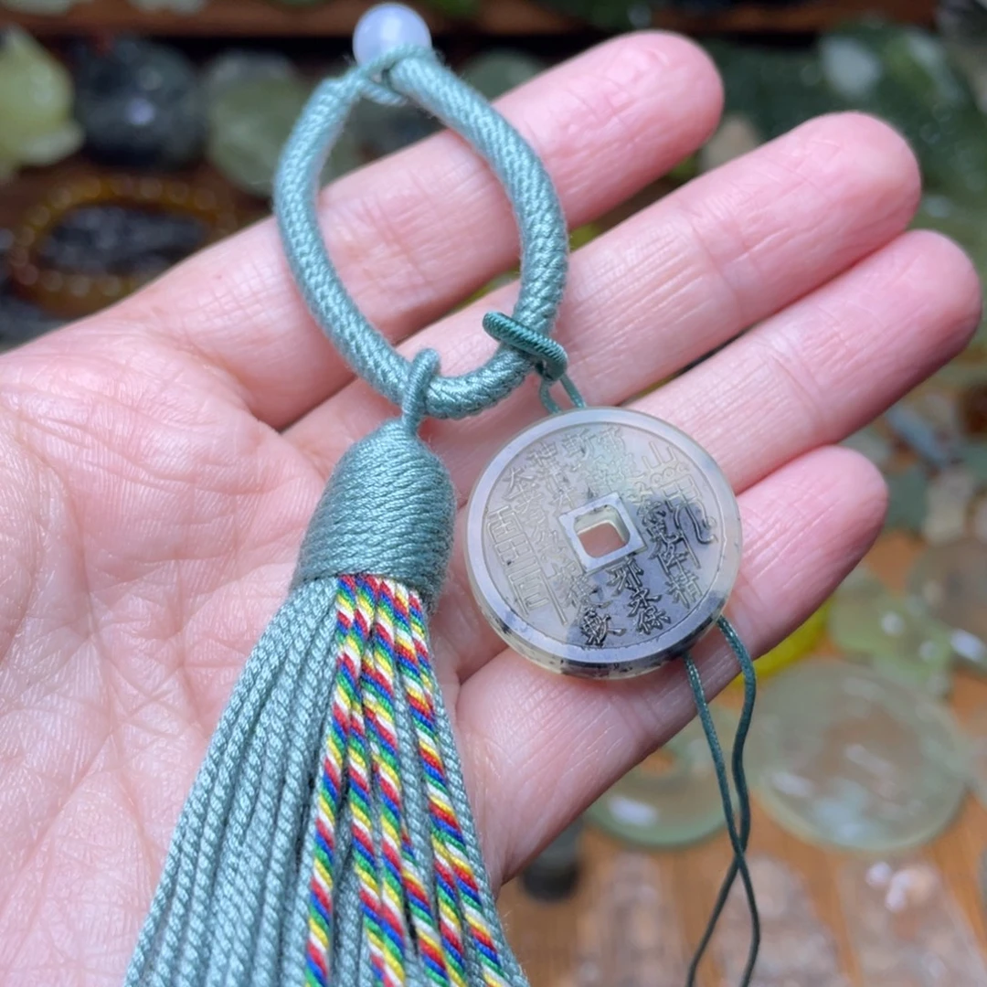 蛇纹石玉未镶嵌包挂