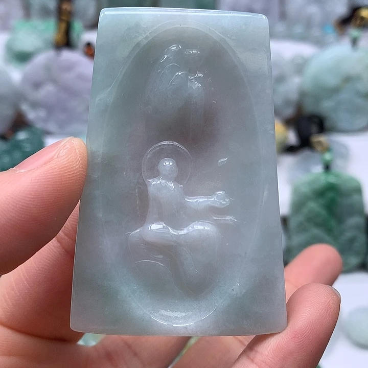 翡翠未镶嵌颈饰悟道福利