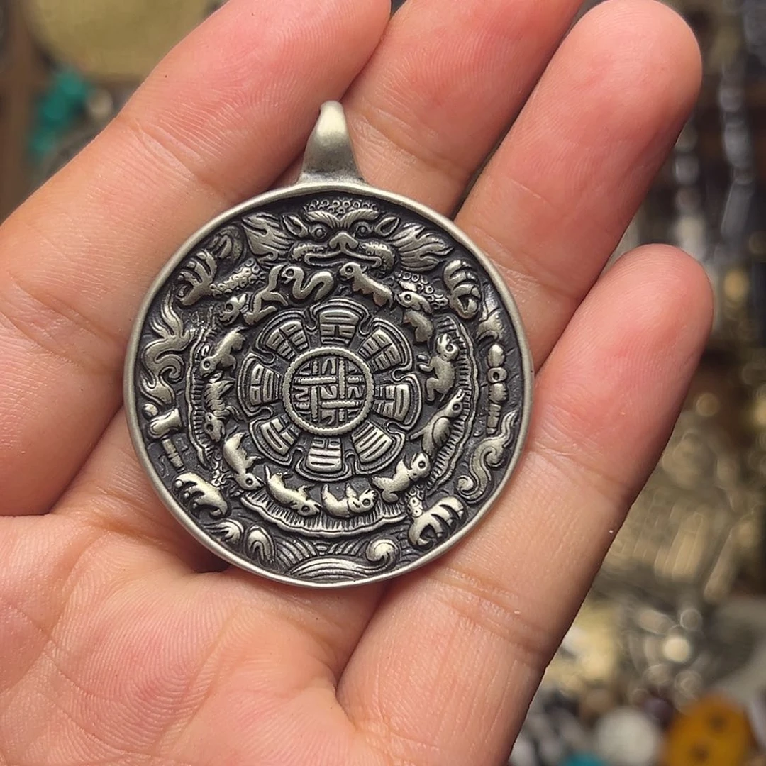 桃核吊坠九宫吊坠