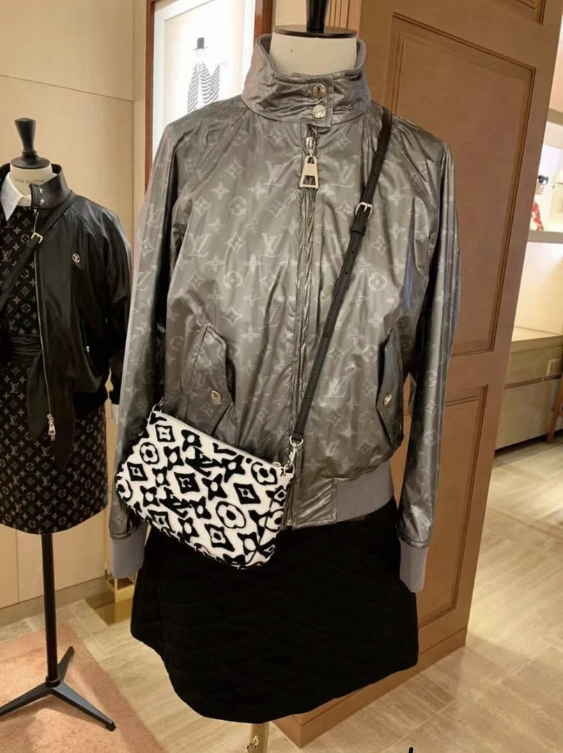 未使用 LouisVuitton/路易威登 bb1903  莫代尔纤维 满印夹克 36