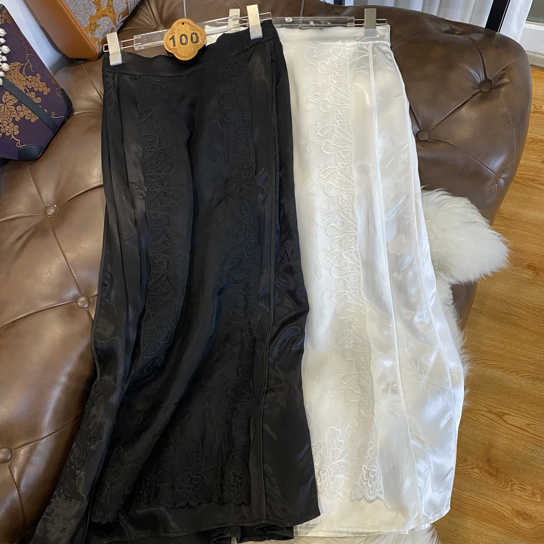 “100”桑蚕丝人丝古风重工传统马面裙