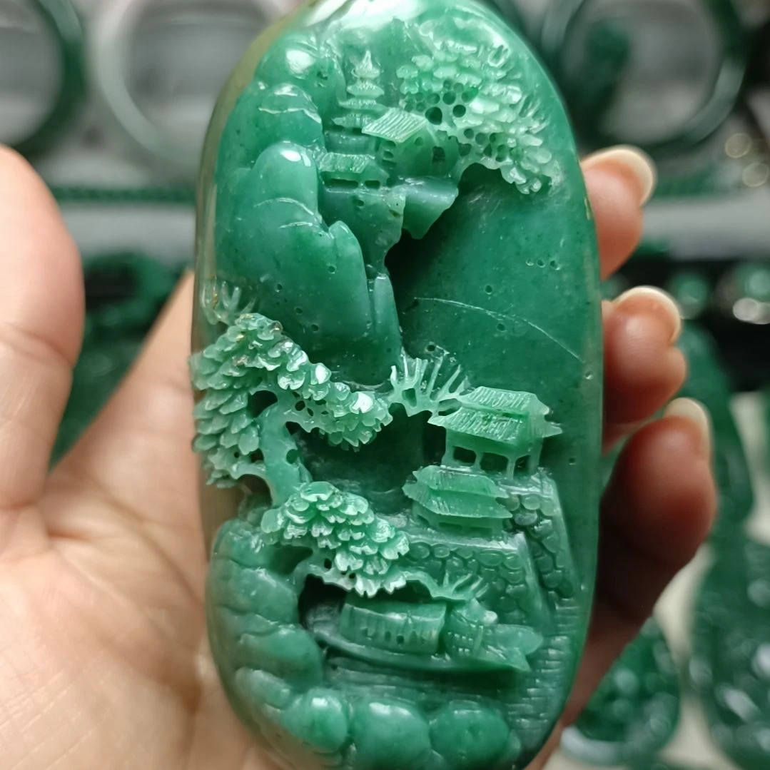 独山玉把玩未镶嵌