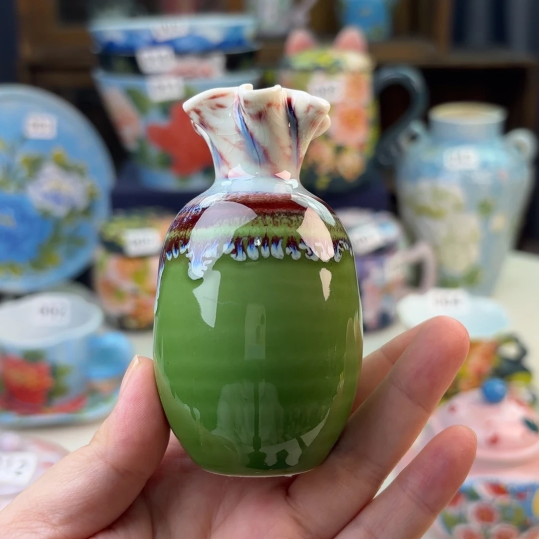 景德镇手绘高温釉下彩陶瓷茶具