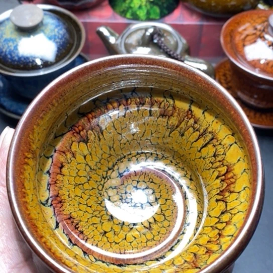 茶盏建盏主人杯茶壶盖碗品茗杯