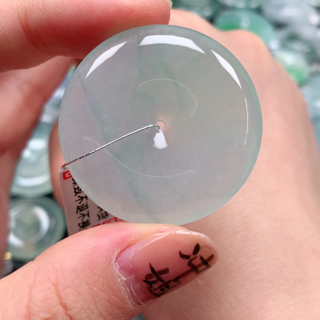 颈饰未镶嵌翡翠天然翡翠