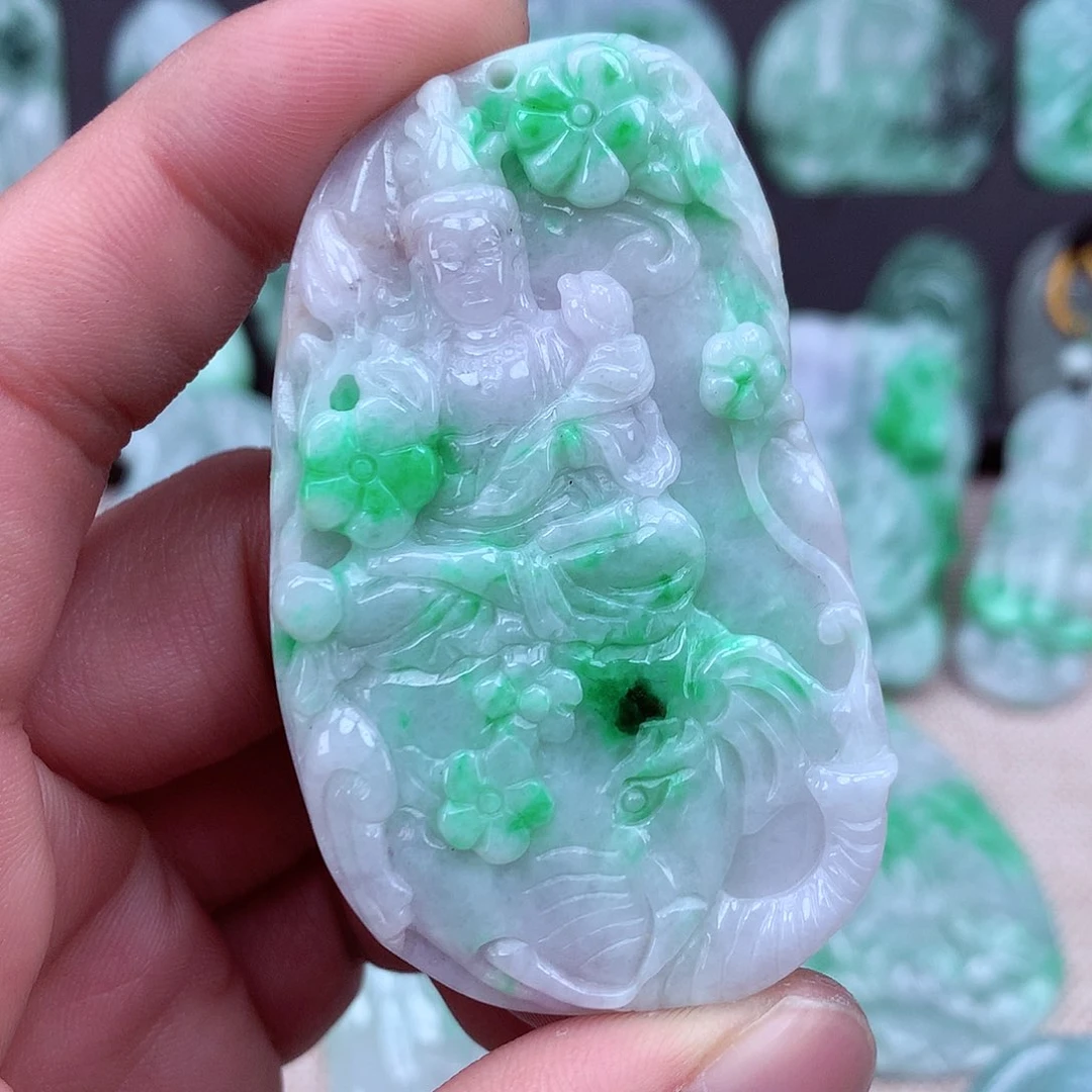 翡翠颈饰未镶嵌翡翠吊坠